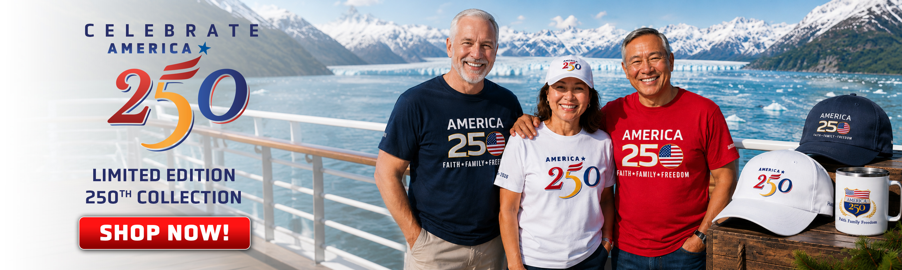 AMAC America 250 Banner Desktop
