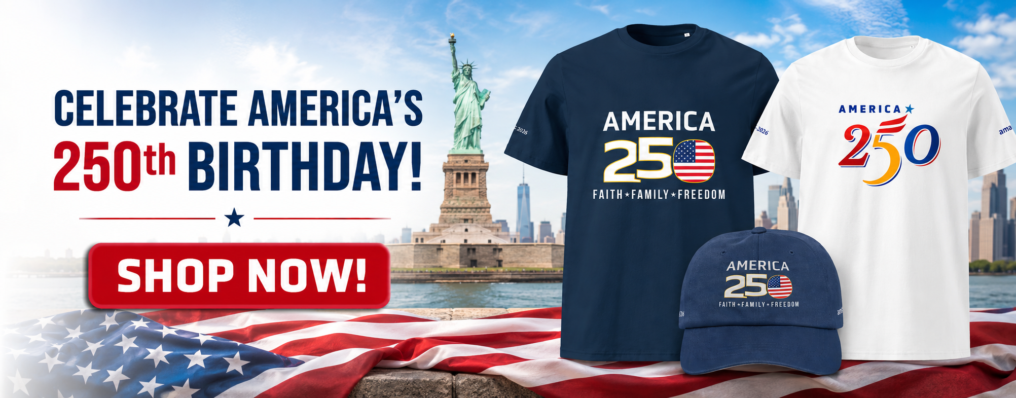 AMAC America 250 Banner Desktop